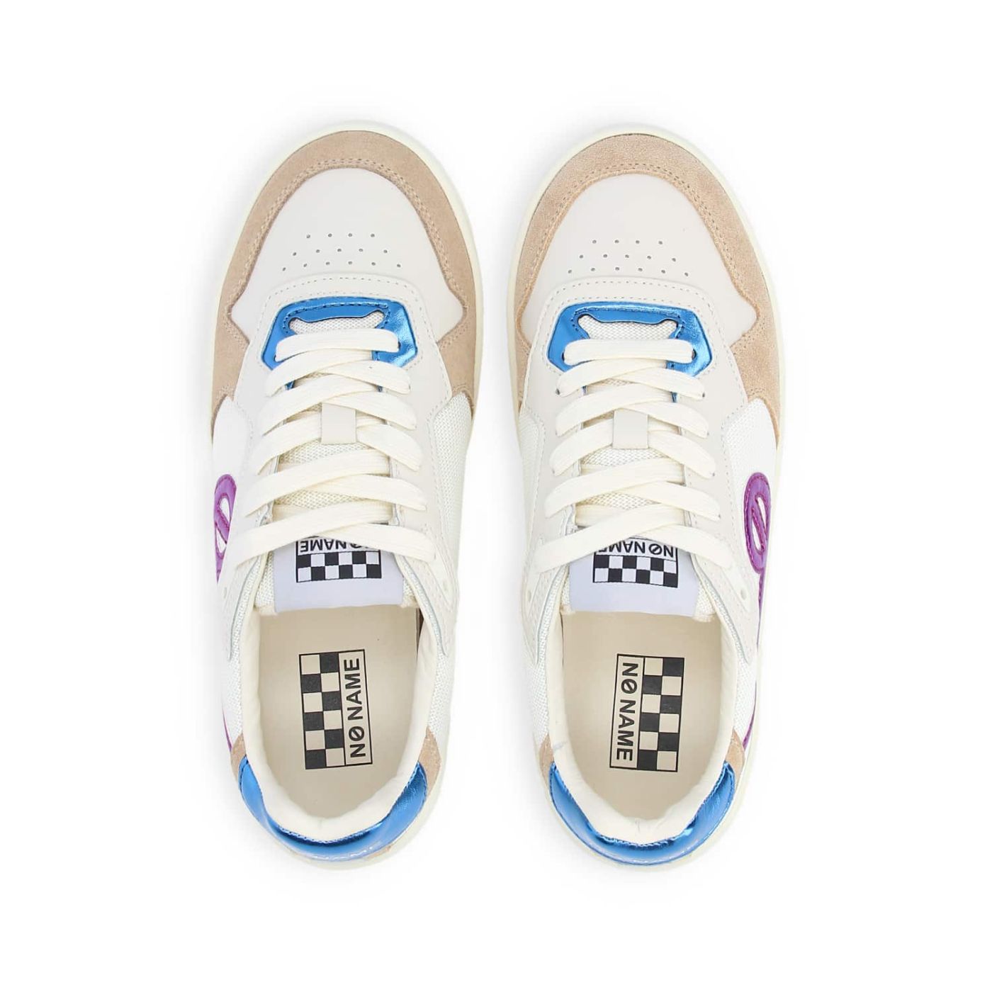 KELLY SNEAKER W - SDE/S.MESH/IRIS - NUDE/DOVE/FUXIA